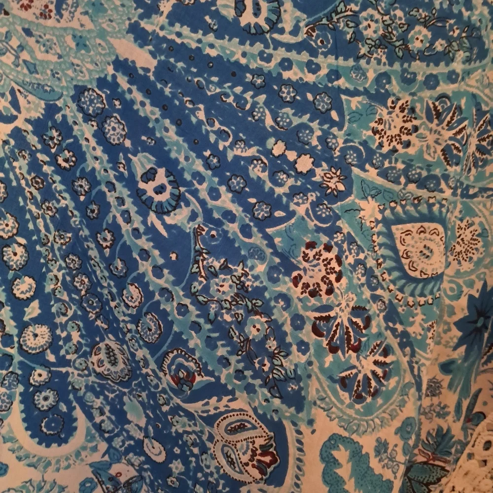 2 Pattern Cotton Infinity Scarf - Picture 12 of 16